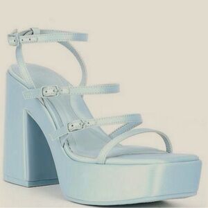 Gianni Bini Light Blue Strappy Heels